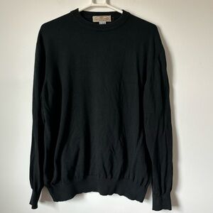 Vintage Pronto Uomo Black Crewneck Sweater